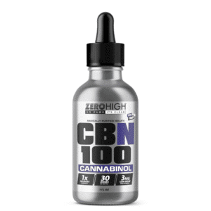 100 Milligram Zero High Pure Isolate CBN Oil With No THC - 3mg Cannabinol Per Dose