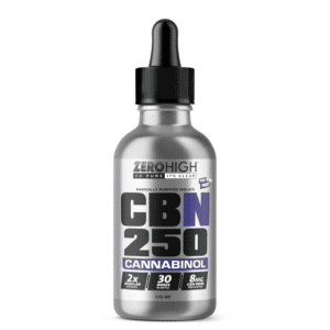 250 Milligram Zero High Pure Isolate CBN Oil With No THC - 8mg Cannabinol Per Dose