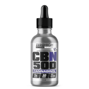 500 Milligram Zero High Pure Isolate CBN Oil With No THC - 17mg Cannabinol Per Dose